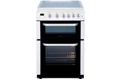 Servis DG60W Double Gas Cooker - White.